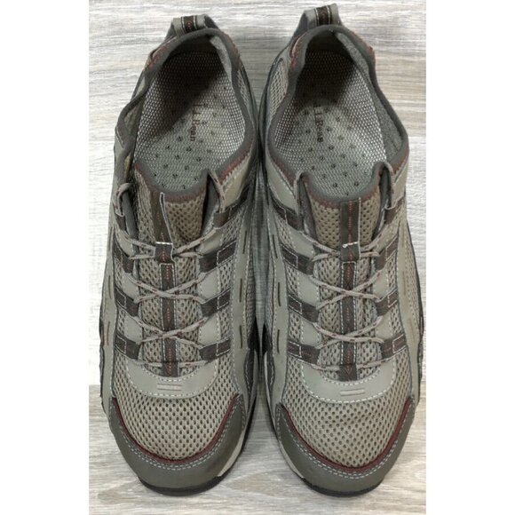 L.L. Bean Trail Model 4 Ventilated Hiking‎ Shoes Green Mens Size 11 Wide Width